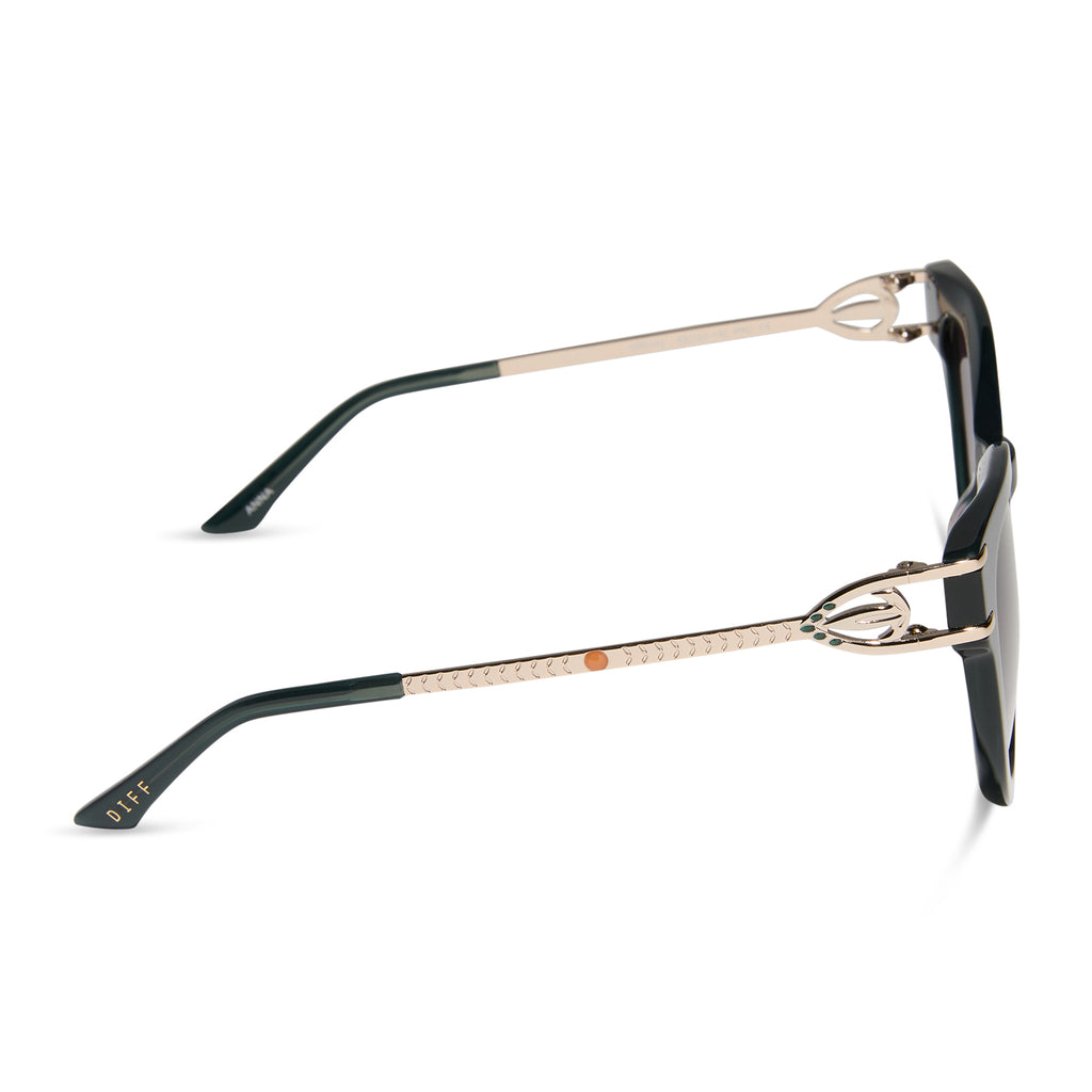 Frozen Anna Sunglasses | Emerald & Purple Gradient | DIFF Eyewear