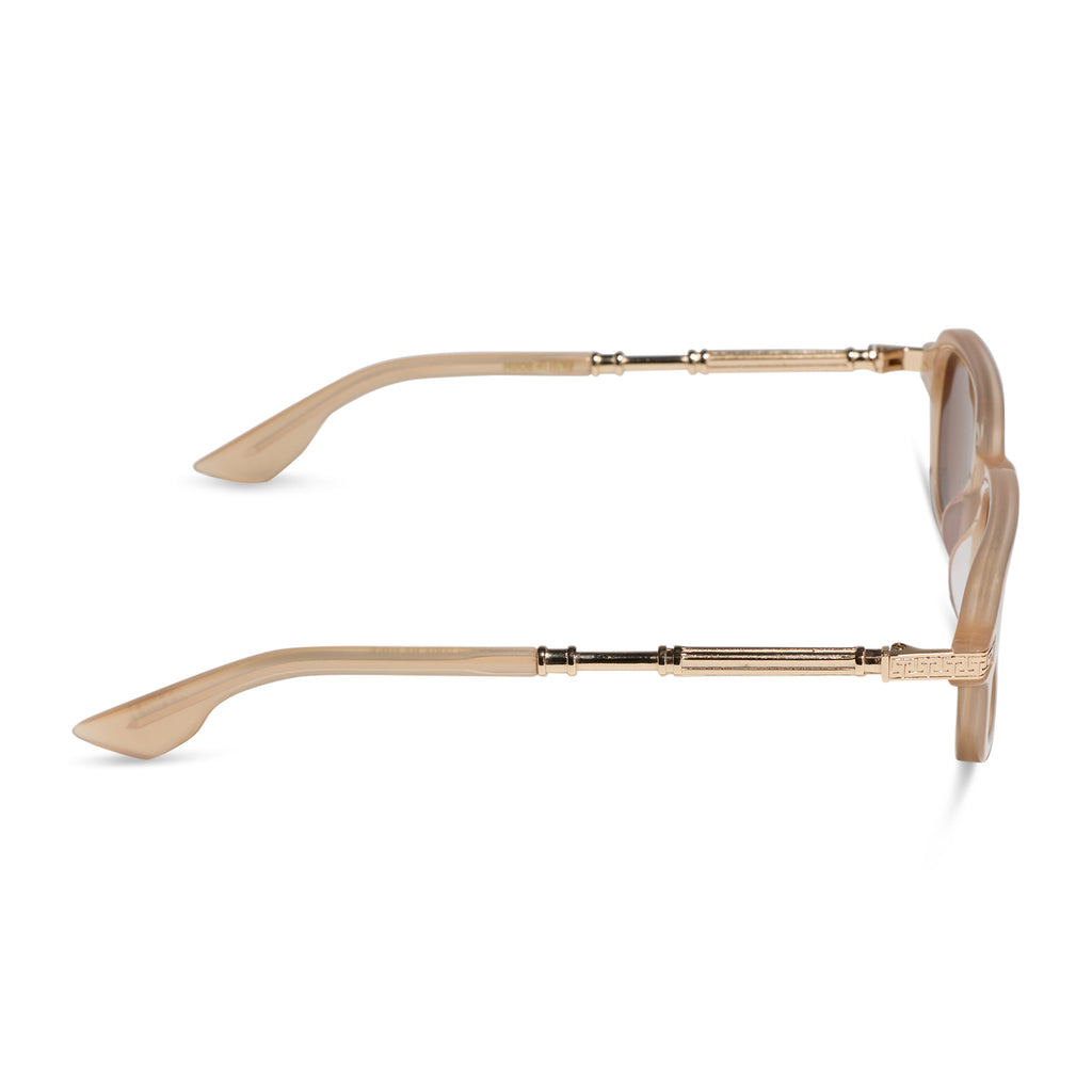 Iconica Cosette Navigator Sunglasses | Sand Dollar & Brown | DIFF