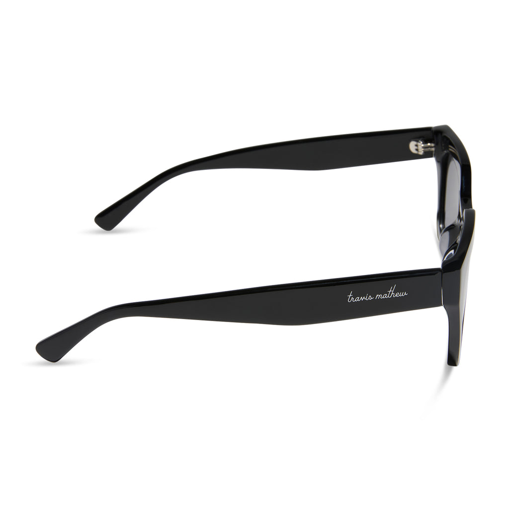 Travis Mathew Solana Cateye Sunglasses | Black & Grey | DIFF Eyewear