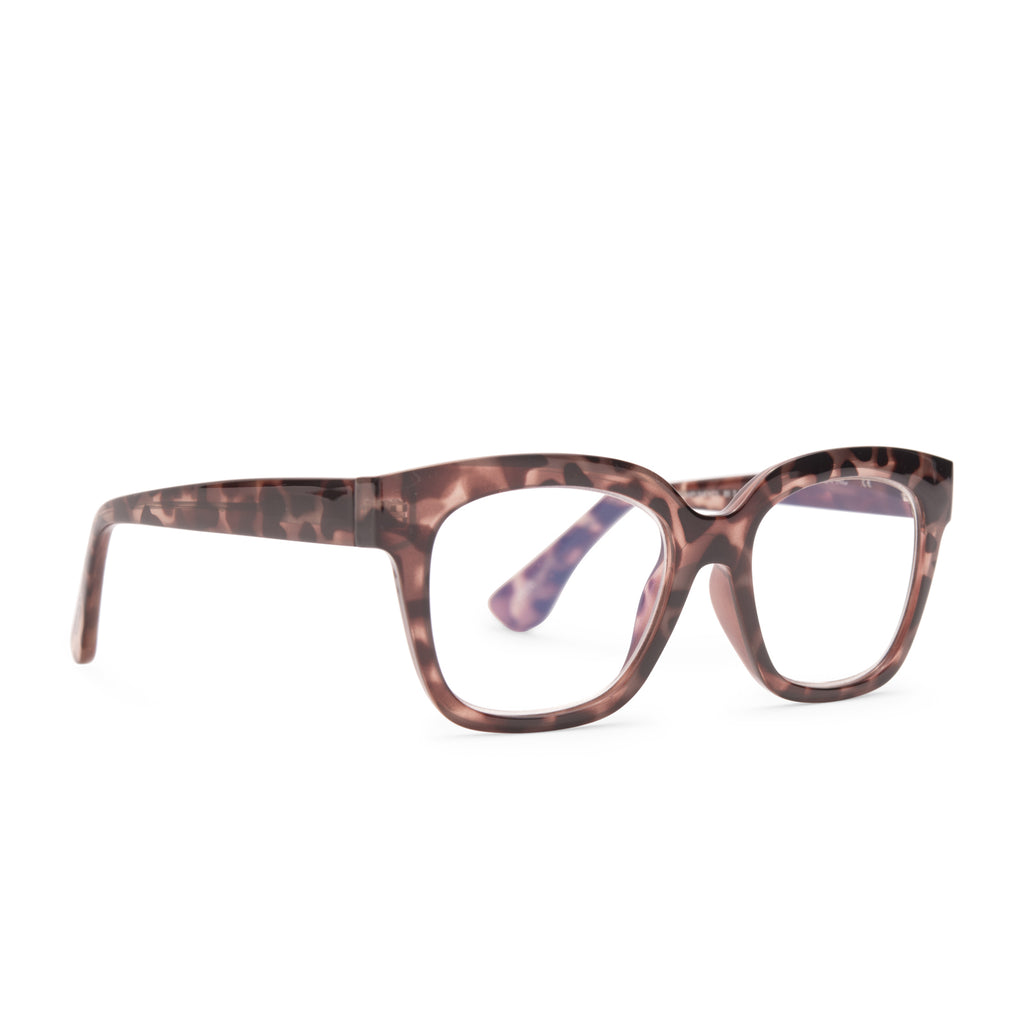 AVA BEIGE TORTOISE + BLUE LIGHT READERS DIFF Eyewear