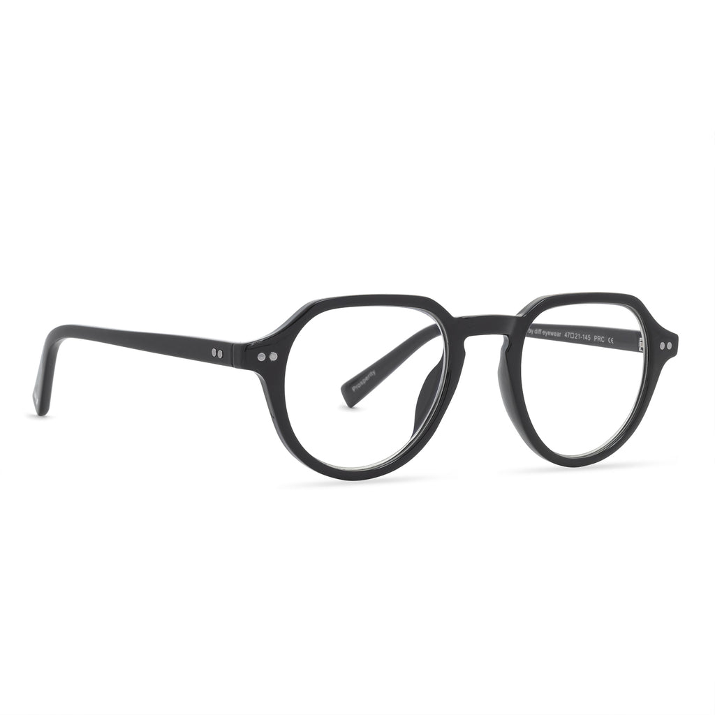 MEN'S HEALTH PROSPERITY BLACK + CLEAR DIFF Eyewear