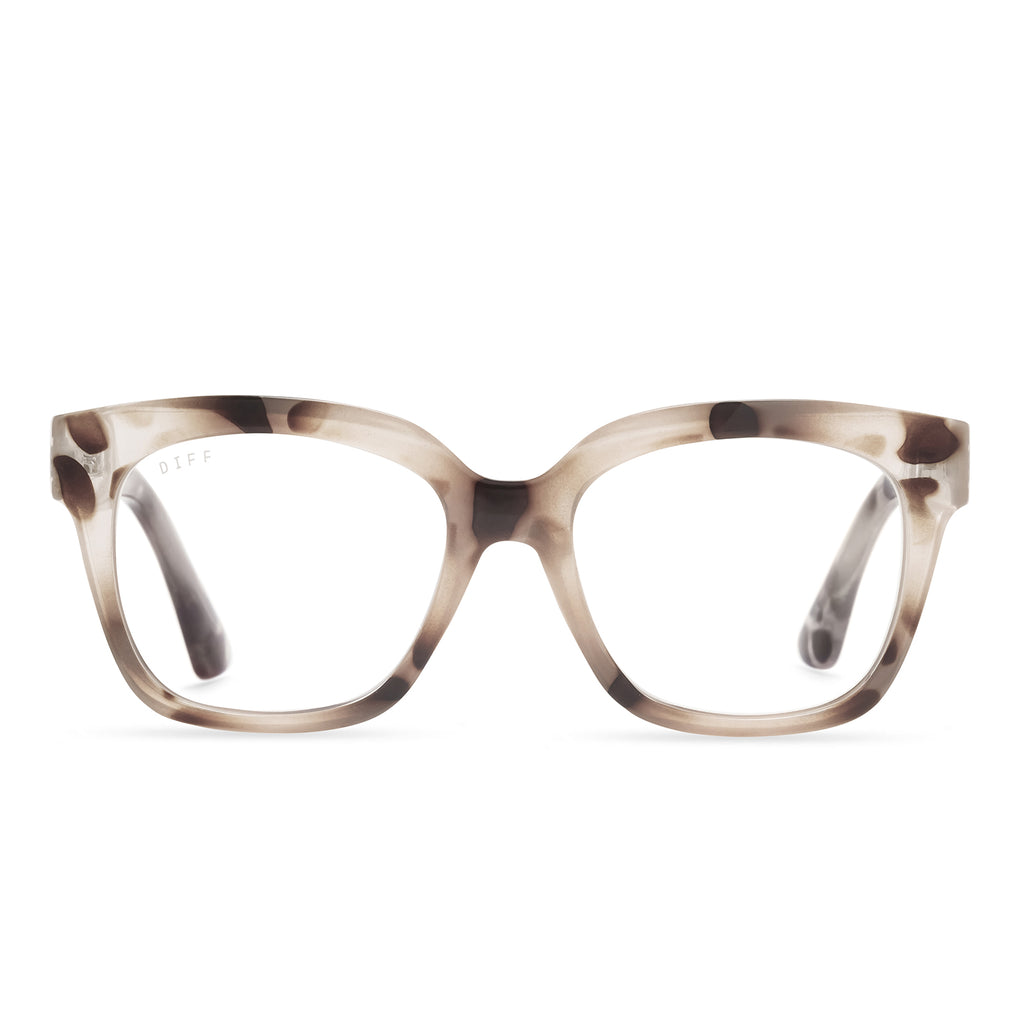 AVA CREAM TORTOISE + BLUE LIGHT READERS DIFF Eyewear