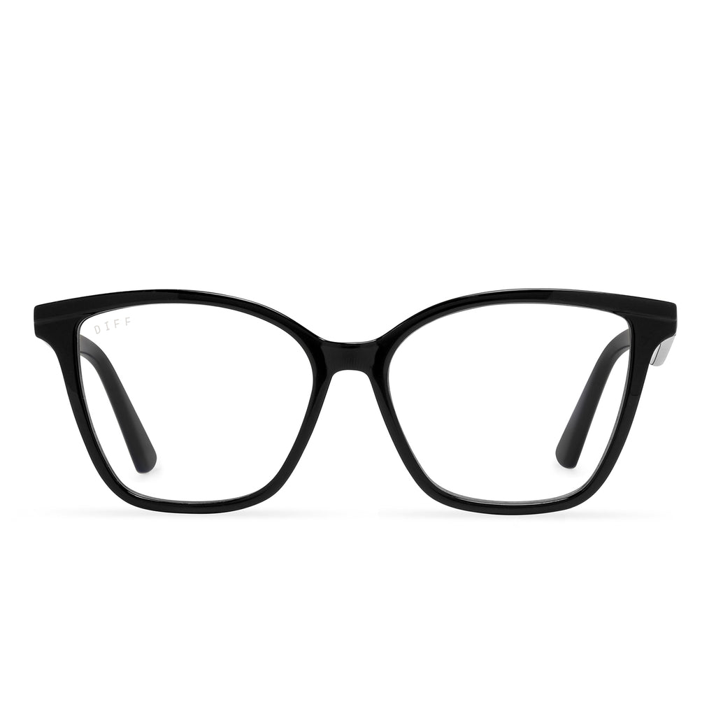 LEAH BLACK + BLUE LIGHT READERS DIFF Eyewear