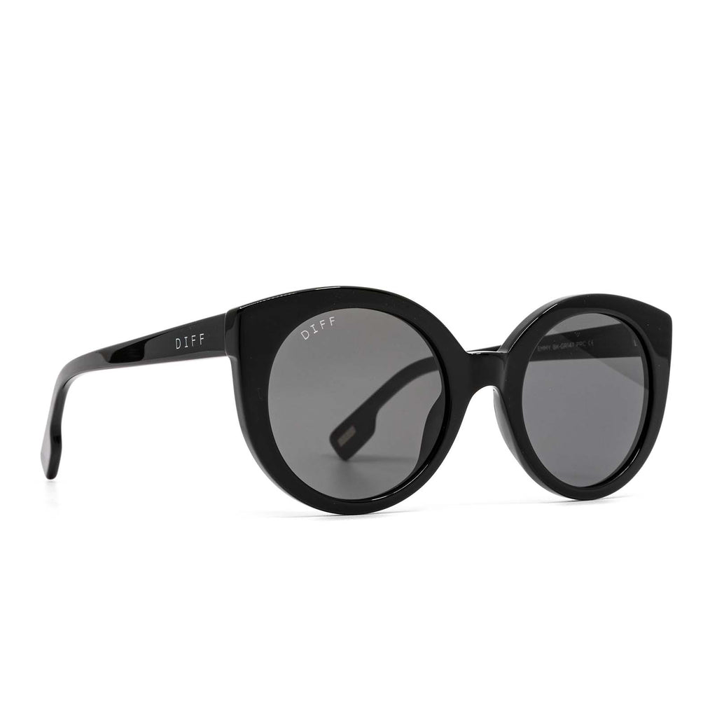 EMMY BLACK + GREY SUNGLASSES DIFF Eyewear