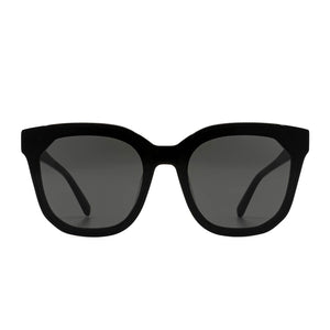 Gia Black and Grey Oversized Cat Eye Sunglasses