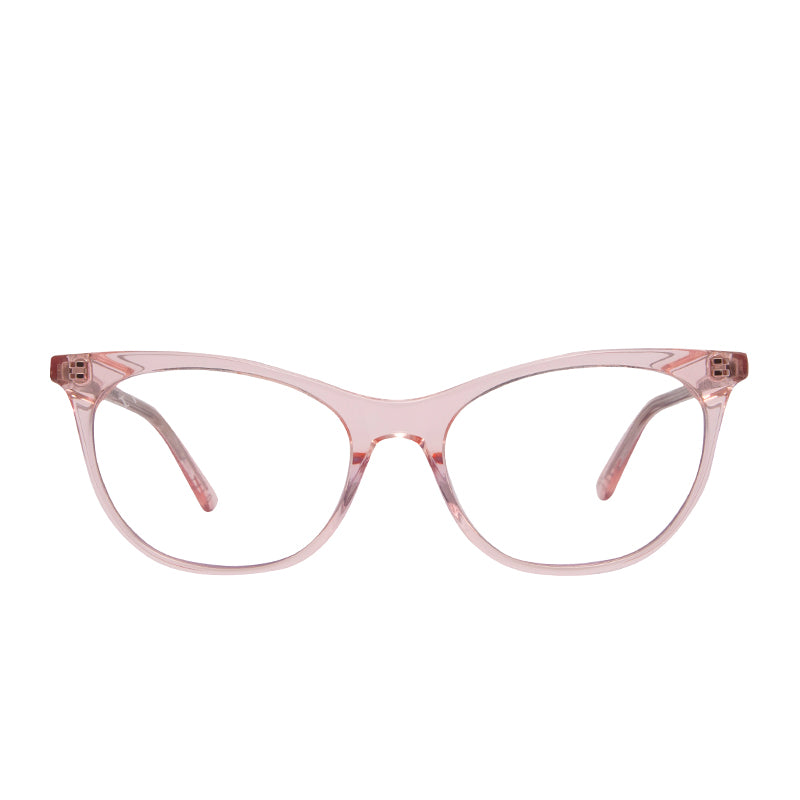 Jade Cat Eye Glasses Rose Crystal & Blue Light Technology DIFF Eyewear