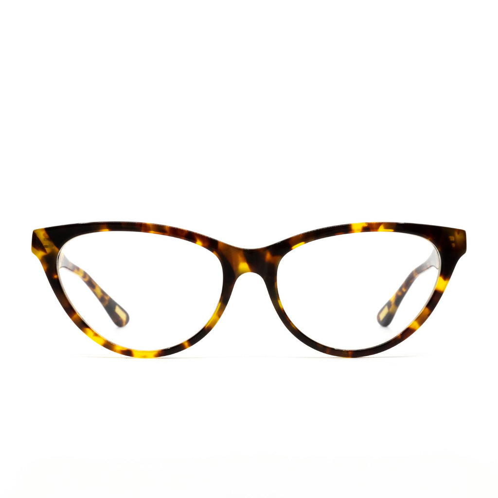 Marley Cat Eye Prescription Glasses Amber Tortoise Diff Eyewear