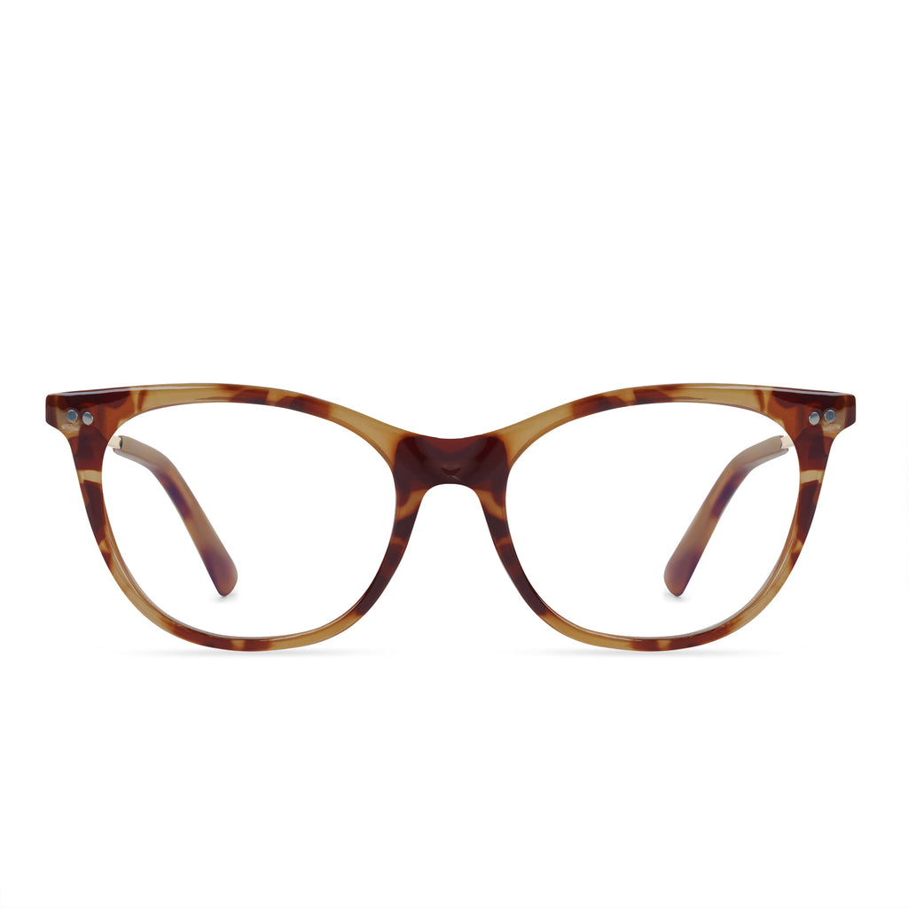 DARCY SOLSTICE TORTOISE + BLUE LIGHT READERS DIFF Eyewear