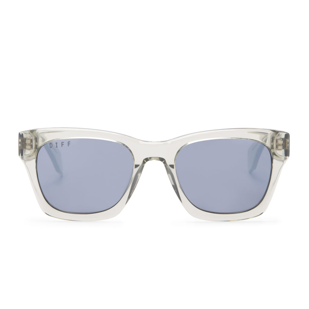 DEAN OLIVE CRYSTAL + GREY MIRROR SUNGLASSES DIFF Eyewear