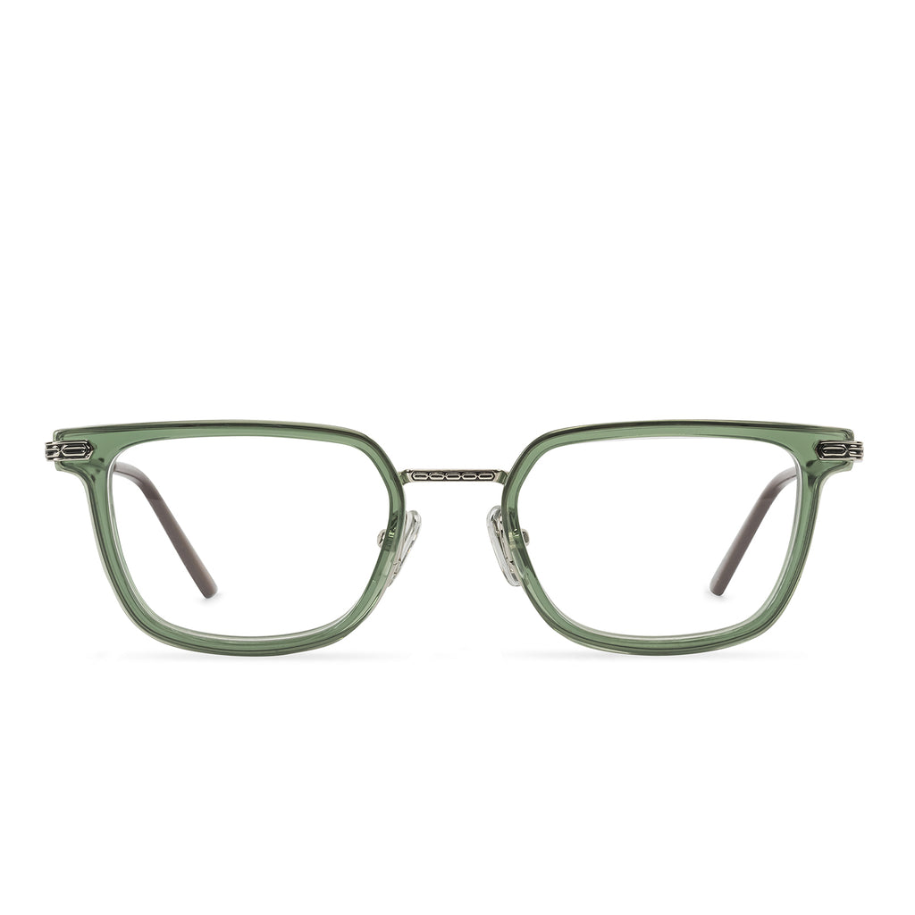 Boba Fett Aviator Glasses, Olive Green Frame & Clear Lens