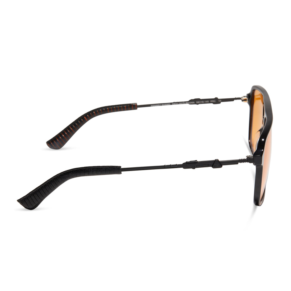 Fennec Shand Aviator Sunglasses | Black & Orange | DIFF Eyewear Fennec Shand Aviator Sunglasses | Black & Orange | DIFF Eyewear