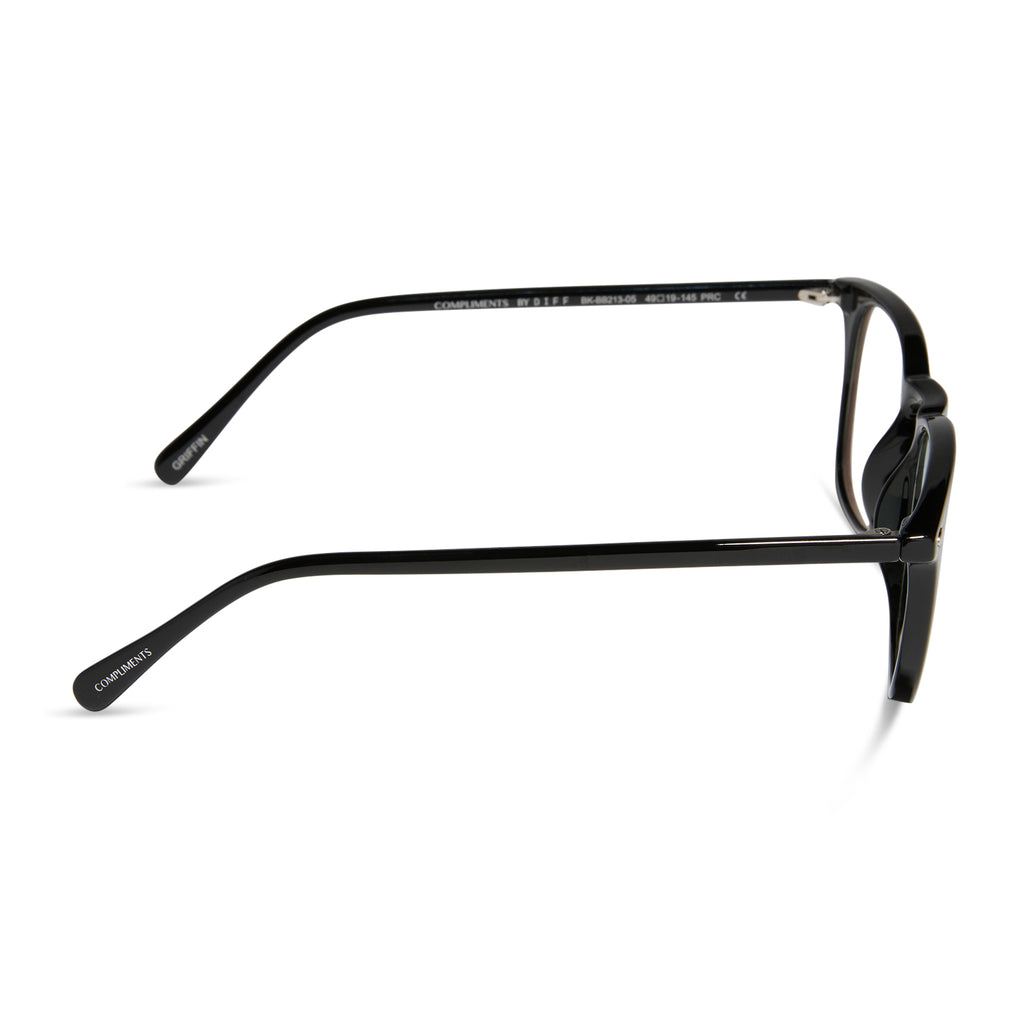 DIFF Grififn readers 2.50 strength GRIFFIN VINTAGE CRYSTAL + BLUE LIGHT READERS | DIFF Eyewear main image 2