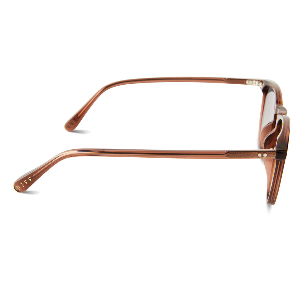 Maxwell Square Prescription Glasses Deep Amber Diff Eyewear