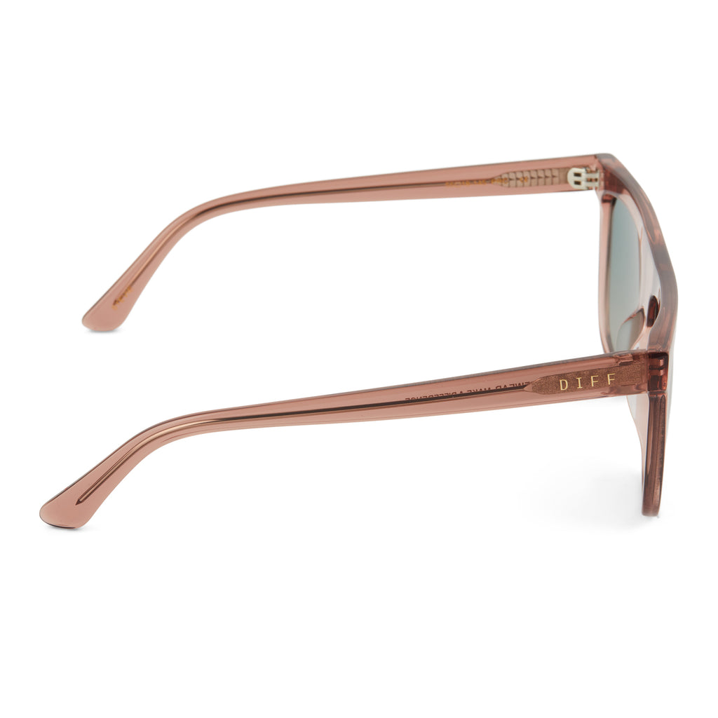 DIFF Stevie Sunglasses Faded Citrus Frame Dusk Gradient Lens NWT DIFF Stevie Faded Citrus Dusk 55mm Matte Gradient Lens  main image 4