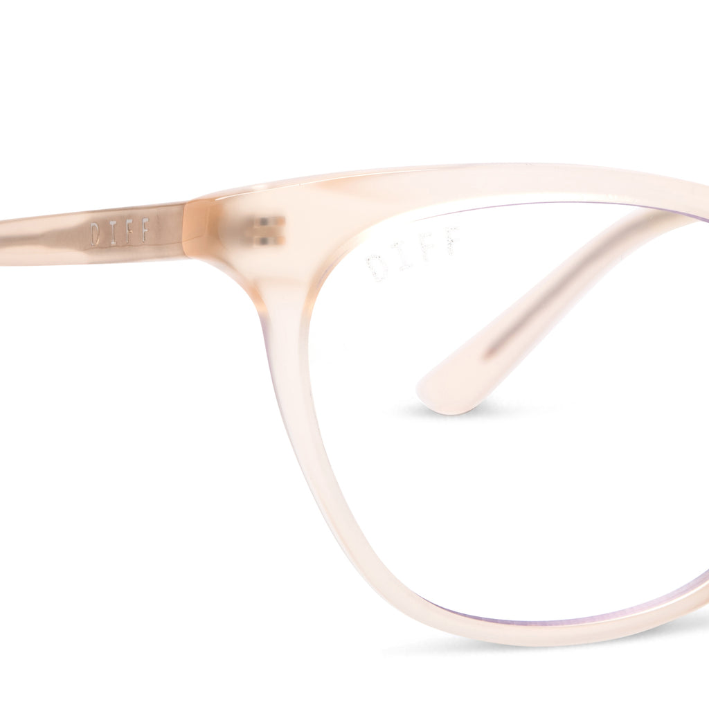 Jade Cat Eye Prescription Glasses Melon Crush Diff Eyewear