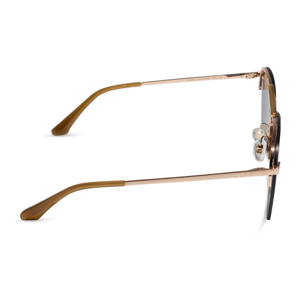Tahoe Aviator Sunglasses | Brushed Gold & Gold Mirror Lenses 