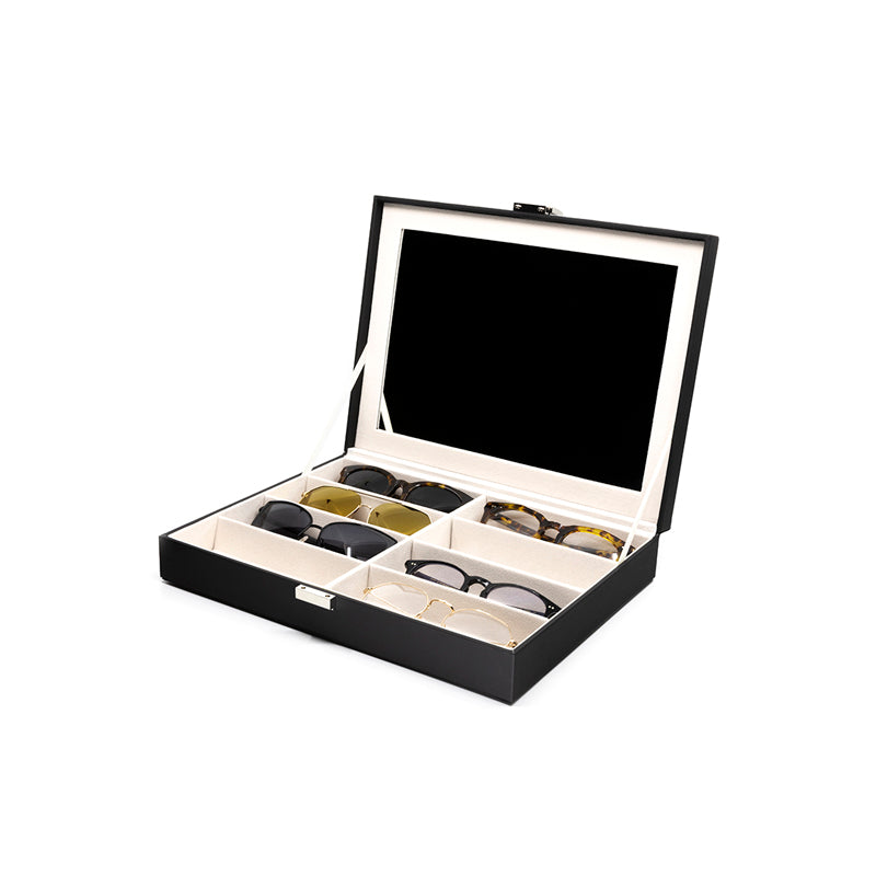 DIFF Eyewear Black Storage Box Diff Eyewear Sunglasses Case Black Semi Hard Case for  main image 3