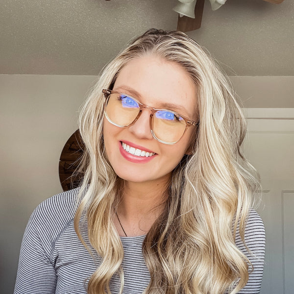 maxwell - vintage crystal + blue light technology glasses 4