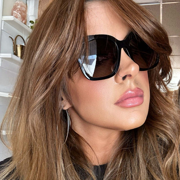 bella - black + twilight gradient + polarized sunglasses 5