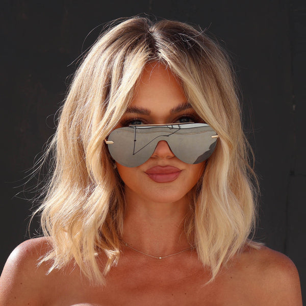 imani - gold + silver mirror sunglasses 1