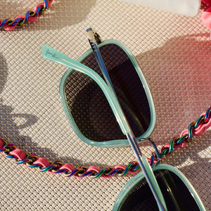 Jena Sims Hope Cateye Sunglasses | Bronco Blue & Grey Gradient