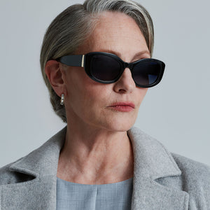 Devil Wears Prada Miranda Sunglasses | Black & Grey | DIFF Eyewear