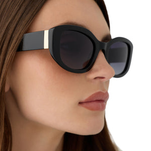 Devil Wears Prada Miranda Sunglasses | Black & Grey | DIFF Eyewear