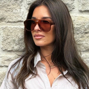 Jessie James Decker Nash Sunglasses | Milk Caramel & Brown | DIFF