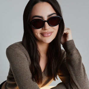 Rachael Kirkconnell Julia Sunglasses | Cedar Tort & Brown  display picture 3