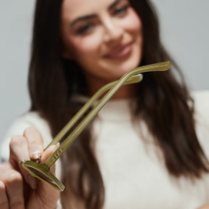 Rachael Kirkconnell Julia Sunglasses | Green & Brown | DIFF Eyewear
