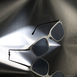 Star Wars Mando Sunglasses | Silver & Grey Silver Flash | DIFF Eyewear