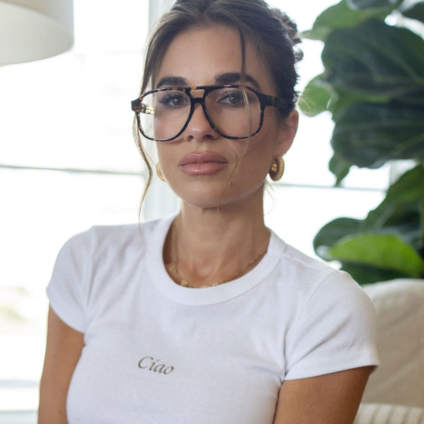 jessie james decker - nash + espresso tortoise + prescription glasses 6