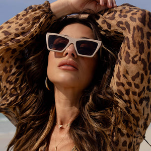 JESSIE JAMES DECKER - VIVI + ALMOND + BROWN SUNGLASSES