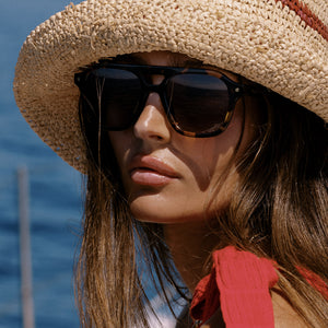 ラディッシュ Beach Riot The Coast Sunglasses | Tortoise & Brown | DIFF Eyewear