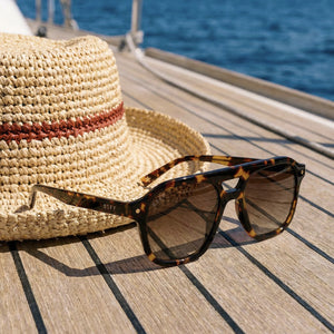ラディッシュ Beach Riot The Coast Sunglasses | Tortoise & Brown | DIFF Eyewear