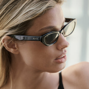 Danielle Bernstein The Tribeca Sunglasses | Black & Grey | DIFF