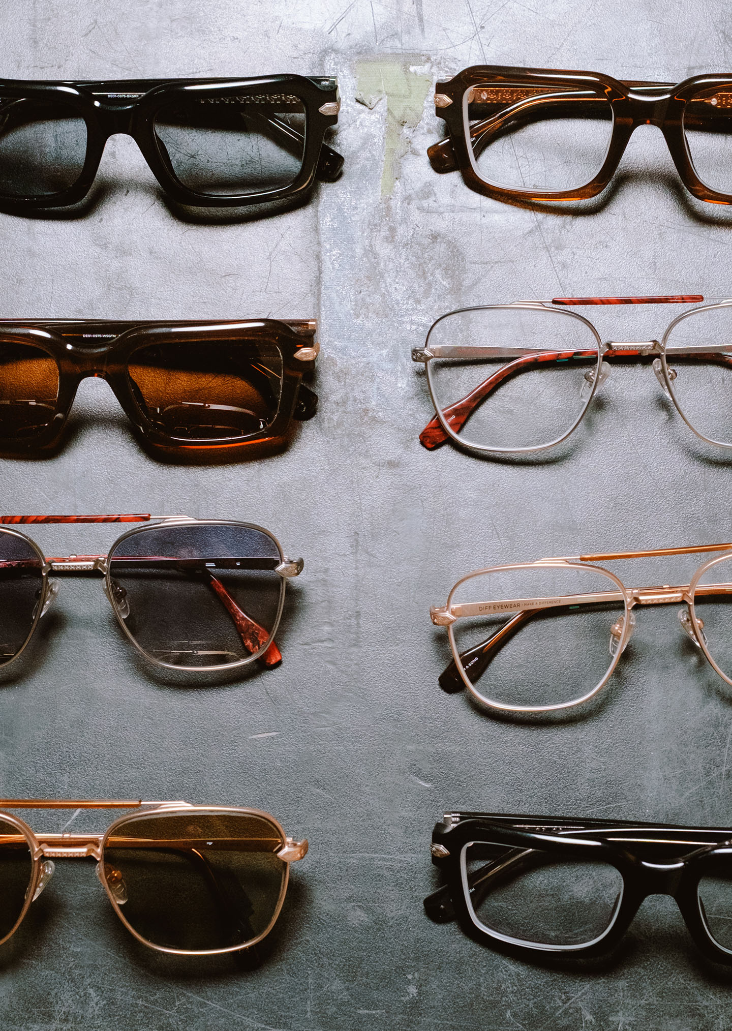 diff eyewear x stephen wilson jr. eyewear collection