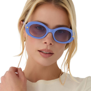 Round Gradient - Periwinkle Periwinkle Gradient Frame - Blue Lens