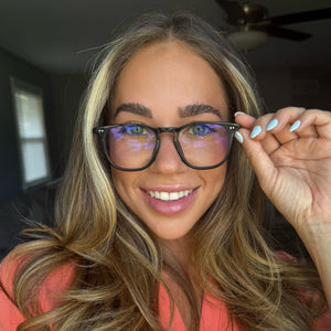 Maxwell Square Glasses | Black | Diff Eyewear