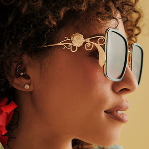 Disney Princess Belle 2.0 Sunglasses | Gold & Brown Gradient