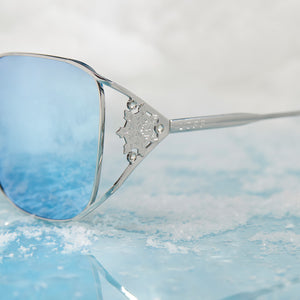 Frozen Elsa Sunglasses | Silver & Ice Blue | DIFF Eyewear