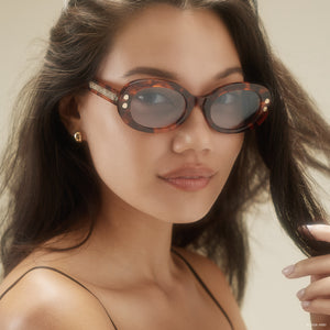 Practical Magic 2 Sally Sunglasses | Tortoise & Light Blue | DIFF