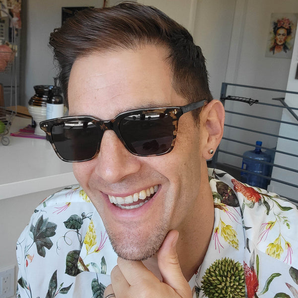billie - espresso tortoise + grey + polarized sunglasses 1