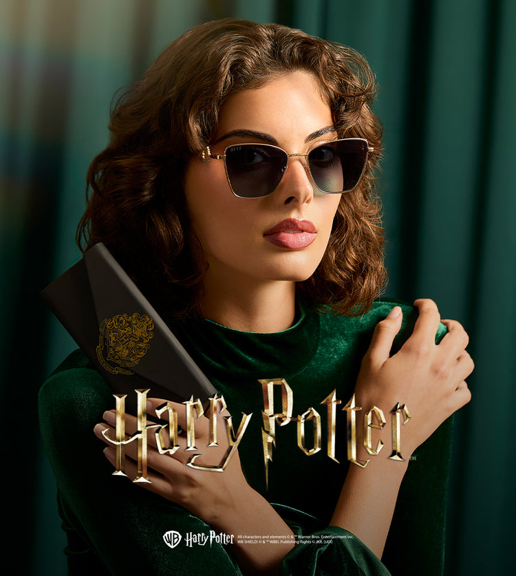 DIFF x Harry Potter collaboration Harry Potter The Chosen One Polarized sunglasses with custom triangle case