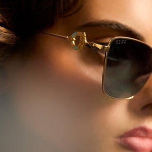 Harry Potter McGonagall Sunglasses | Gold & G15 Green | DIFF 
