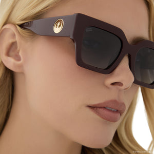 Star Wars™ General Leia™ Sunglasses | Aubergine & Grey | DIFF Eyewear