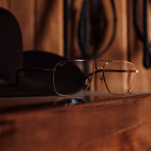 Yellowstone Rip Wheeler Navigator Glasses | Western Gold  display picture 1