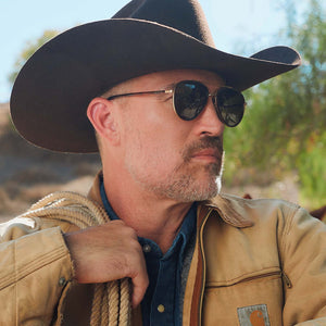 Yellowstone Aviator Sunglasses | Sequoia Tortoise & Brown  display picture 1