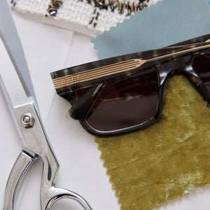 DIFF x Emily in Paris Brown Tortoiseshell Rectangular Sunglasses Emily In Paris Julien 2.0 Sunglasses | Classic Tort & Brown  main image 4