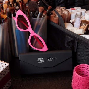Emily In Paris Emily 2.0 Sunglasses | Pink & Pink | DIFF Eyewear
